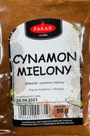 Przyprawy i zioła sypkie - Cynamon MIELONY Pakar 50 g - miniaturka - grafika 1