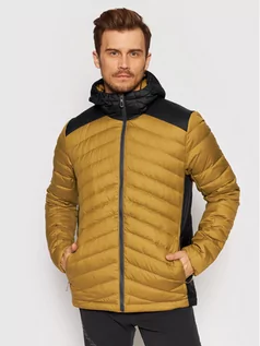 Kurtki męskie - Salomon Kurtka puchowa Essential Xwarm LC1611500 Żółty Regular Fit - grafika 1