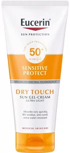 Przeciwsłoneczny żel-krem do ciała Eucerin Sun Gel Cream Dry Touch SPF50 200 ml (4005800264214) - Balsamy i kremy do opalania - miniaturka - grafika 1