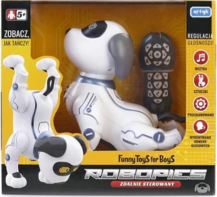Zdalnie sterowany Robopiesek sztuczki programowanie - Zabawki interaktywne dla dzieci - miniaturka - grafika 1