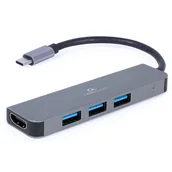 Huby USB - Gembird Hub A-CM-COMBO2-01 - miniaturka - grafika 1