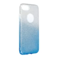 Etui i futerały do telefonów - Forcell Futerał SHINING do IPHONE 7 / 8 transparent/niebieski - miniaturka - grafika 1