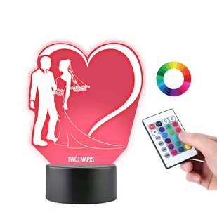 Lampka na Biurko Statuetka Rocznica Ślubu Plexido - Lampy pozostałe - miniaturka - grafika 1