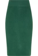 Spódnice - usha BLACK LABEL Spódnica z dzianiny damska 15309543, zielony, M - miniaturka - grafika 1