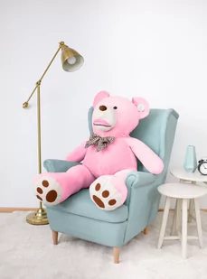 Miś Gustaw, Miś Amigo, różowy, 160 cm - Maskotki i pluszaki - miniaturka - grafika 1
