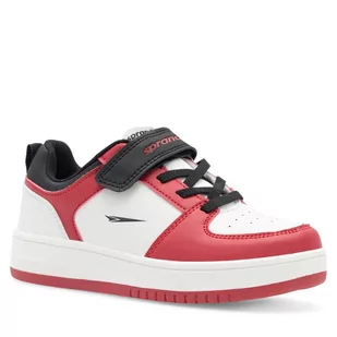 Sneakersy Sprandi CP-3150031A(IV)CH Biały/Czerwony - Buty dla chłopców - miniaturka - grafika 1
