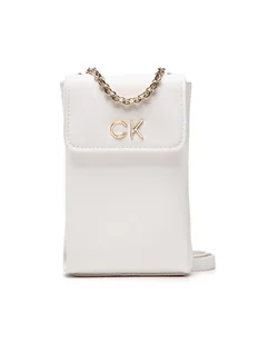 Calvin Klein Etui na telefon Re-Lock Phone Xbody K60K608748 Biały - Etui i futerały do telefonów - miniaturka - grafika 1