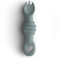 Sztućce dla dzieci - Widelco - Łyżeczka silikonowa ETHER, BabySteps - miniaturka - grafika 1