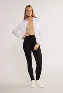 Legginsy - Wiskozowe legginsy z dżetami - Monnari - miniaturka - grafika 1