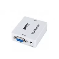 Adaptery i przejściówki - Adapter konwerter Hdmi do Vga D-sub+ Audio Full Hd - miniaturka - grafika 1