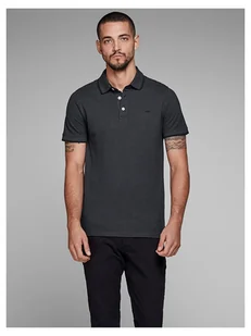 Jack & Jones Koszulka polo w kolorze antracytowym - Koszulki męskie - miniaturka - grafika 1