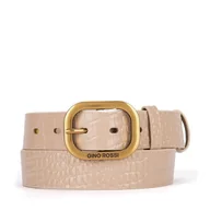 Paski - Pasek Gino Rossi BLYL23003 Beżowy - miniaturka - grafika 1