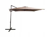 Parasole ogrodowe - DUŻY SOLIDNY ROZKŁADANY REGULOWANY PARASOL OGRODOWY 300CM AUSTIN BEŻOWY - miniaturka - grafika 1