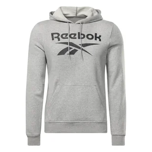 Męska Bluza REEBOK RI FT BIG LOGO OTH HOOD HZ8786 – Szary - Bluzy męskie - miniaturka - grafika 1