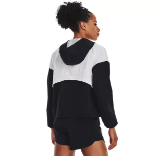 Kurtka damska Under Armour Woven Graphic Jacket - Kurtki i kamizelki sportowe damskie - miniaturka - grafika 2