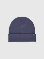 Czapki dla dzieci - 4F Czapka beanie dziecięca - niebieska Uniwersalny - miniaturka - grafika 1