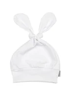 Czapeczki dla niemowląt - Piapimo Czapeczka bawełniana niemowlęca 0-1m Cutesuit biała - miniaturka - grafika 1