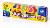 Artykuły biurowe - Farby plakatowe 12 kolorów/20 ml + 1 kolor gratis! - miniaturka - grafika 1