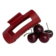 Ozdoby do włosów - Spinki do Włosów Super Kolory i Wzory Czerwona Spinka Silikonowa Klamra - miniaturka - grafika 1