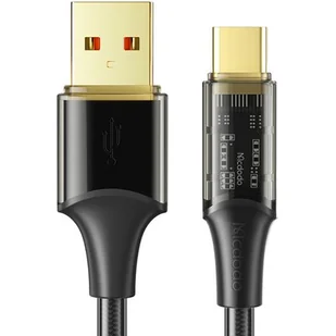 Kabel USB-C Mcdodo CA-2092, 6A, 1.8m (czarny) - Kable - miniaturka - grafika 1