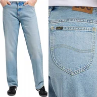 Spodnie damskie - Lee RIDER JEANS SLIM STRAIGHT Denim Vision PROSTE SPODNIE JEANSOWE W26 L33 - miniaturka - grafika 1