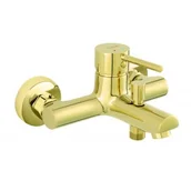 Baterie wannowe i prysznicowe - Ferro Fiesta Gold bateria wannowo-prysznicowa ścienna złoty połysk BFI1G - miniaturka - grafika 1