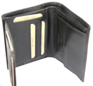Portfel Męski Skórzany EL FORREST Skóra Bydlęca Duży Pionowy Bez Zapięcia Dwa Skrzydełka RFID CZARNY 896 61 13 x 10 x 3 [cm] - Portfele - miniaturka - grafika 10