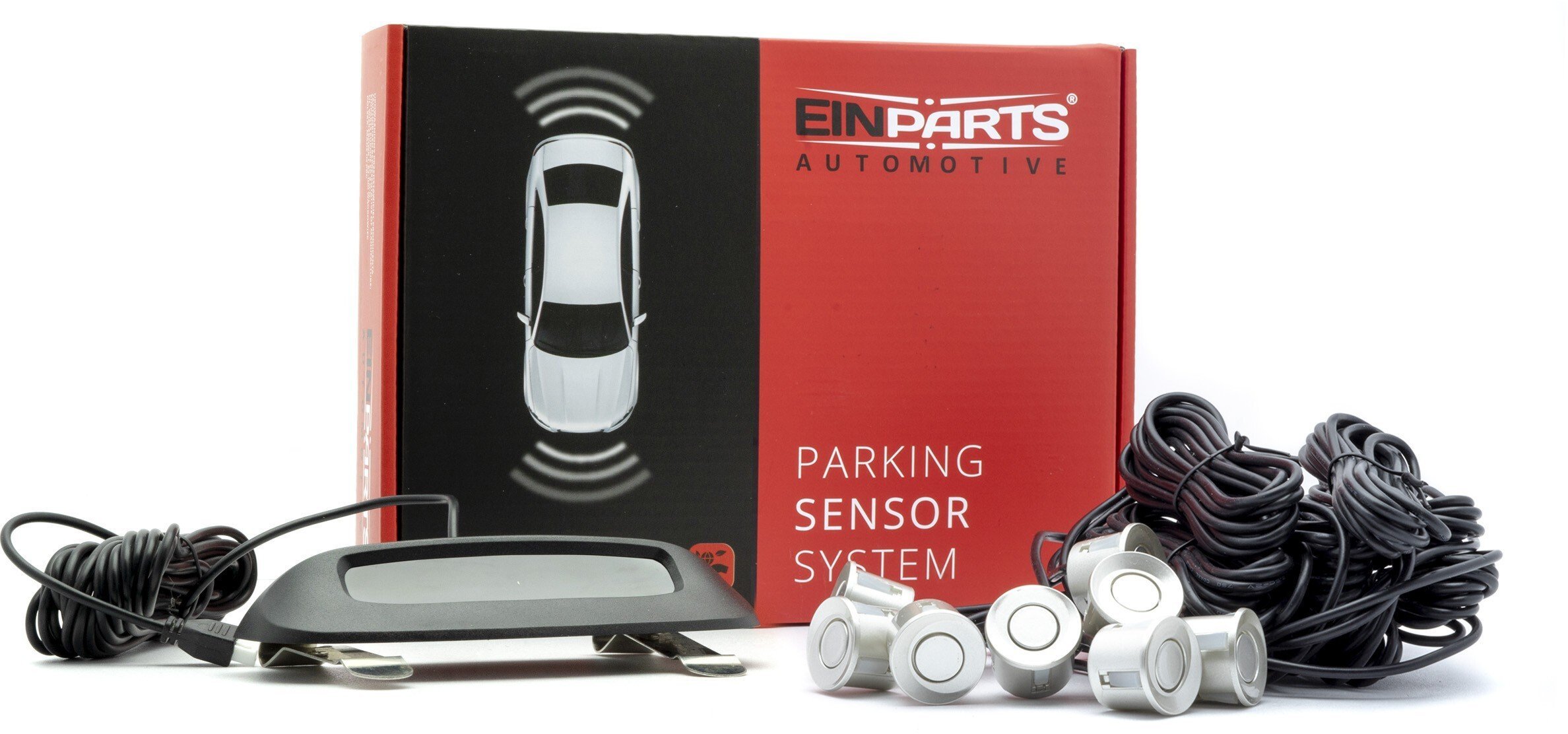 Einparts Automotive EINPARTS CZUJNIKI PARKOWANIA 8 SENSORY UNIWERSALNE MONTAŻ PRZÓD TYŁ