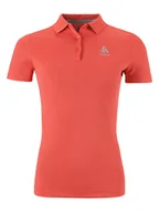 Koszulki sportowe damskie - Odlo Funkcyjna koszulka polo "Infinity" w kolorze czerwonym - miniaturka - grafika 1