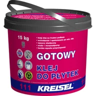 Kleje i inne preparaty budowlane - Klej do płytek dyspersyjny 111 gotowy D2E 15 kg biały KREISEL - miniaturka - grafika 1