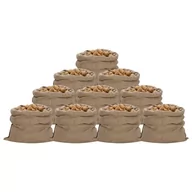 Plecaki - vidaXL Worki jutowe, 10 szt., 100x110 cm, 100% juta, 340 g/m² - miniaturka - grafika 1