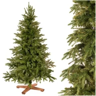 Choinki - Choinka sztuczna 150 cm świerk himalajski jak żywy PE premium drzewko świąteczne UNIWERSALNY - miniaturka - grafika 1