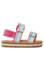 Buty dla dziewczynek - Roxy Sandały AROL100020 Kolorowy - miniaturka - grafika 1