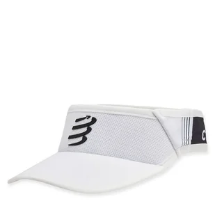 Daszek Compressport Visor Ultralight XHWU3890002 Biały - Czapki i chusty sportowe damskie - miniaturka - grafika 1