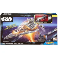 Samoloty i helikoptery - Hot Wheels, Star Wars, Autostatki Gwiezdny Niszczyciel, zestaw samochody - miniaturka - grafika 1