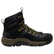 Buty trekkingowe męskie - Męskie buty outdoorowe Keen Revel IV Mid Polar Black/Lemon Curry US 11 - miniaturka - grafika 1