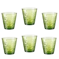 Szklanki - Komplet szklanek zielonych 250 ml 6 sztuk EMPIRE - miniaturka - grafika 1