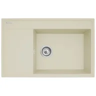 Zlewozmywaki - Pyramis Zlew CAMEA 79x50) 1B 1D R wanilia komora PRAWA) 70091301) 70091301 - miniaturka - grafika 1