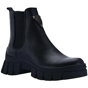 GUESS Damskie botki Hestia, Czarny 002, 37.5 EU - Botki damskie - miniaturka - grafika 1