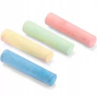 Zabawki kreatywne - KOLOROWA KREDA do rysowania gruba jumbo chodnikowa / 4 kolory - miniaturka - grafika 1