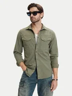 Koszule męskie - G-Star Raw Koszula Dakota D23616-D920 Zielony Slim Fit - miniaturka - grafika 1