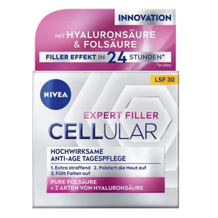 NIVEA Cellular Expert Filler Anti-Age Day Cream SPF30 krem do twarzy na dzień 50ml - Kremy do twarzy - miniaturka - grafika 1