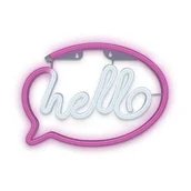 Dekoracje domu - Forever Light Neon LED LIGHT Hello RTV100232 RTV100232 - miniaturka - grafika 1