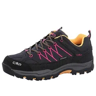 Buty dla chłopców - CMP Dziecięce buty Rigel Low Trekking WP, buty unisex dla dzieci i młodzieży, Antracyt Bouganville 54ue, 35 EU - miniaturka - grafika 1