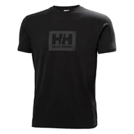 Koszulki męskie - Męska Koszulka z krótkim rękawem HELLY HANSEN HH BOX T 53285_990 – Czarny - miniaturka - grafika 1
