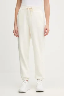 Guess spodnie dresowe AELIA damskie kolor beżowy gładkie V5BB10 KB681 - Spodnie sportowe damskie - miniaturka - grafika 1