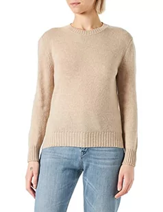 United Colors of Benetton Koszulka damska G/C M/L 103me1n23 sweter, beżowy 562, XL - Swetry damskie - miniaturka - grafika 1