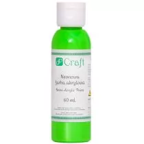 Craft Farba akrylowa 60 ml neonowa zielona DPFN-004 DP - Przybory szkolne - miniaturka - grafika 1