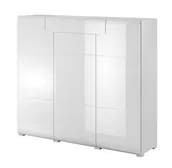 Komody - Komoda Toledo 76 3D1S Biały Połysk - miniaturka - grafika 1
