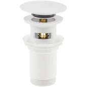 Syfony - Deante CLICK-CLACK Korek do umywalki lub bidetu z tuleją - uniwersalny Bianco NHC_A10U - miniaturka - grafika 1